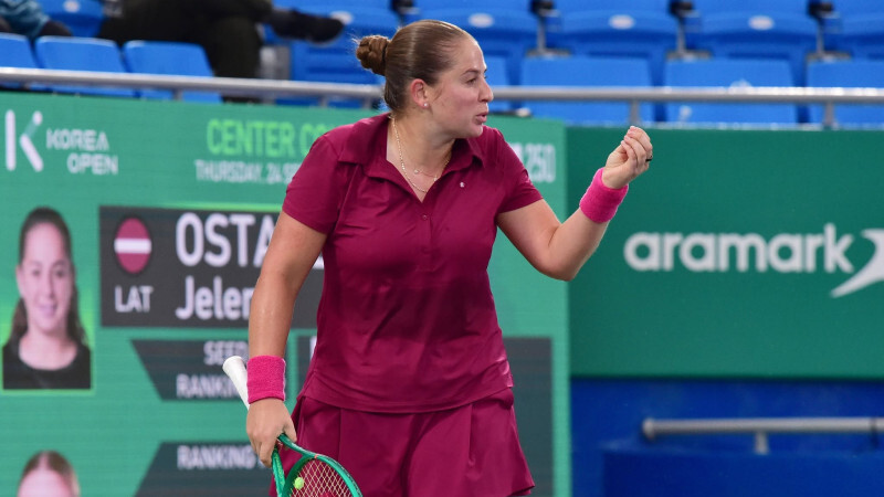 Ostapenko WTA rangā saglabā 32. pozīciju