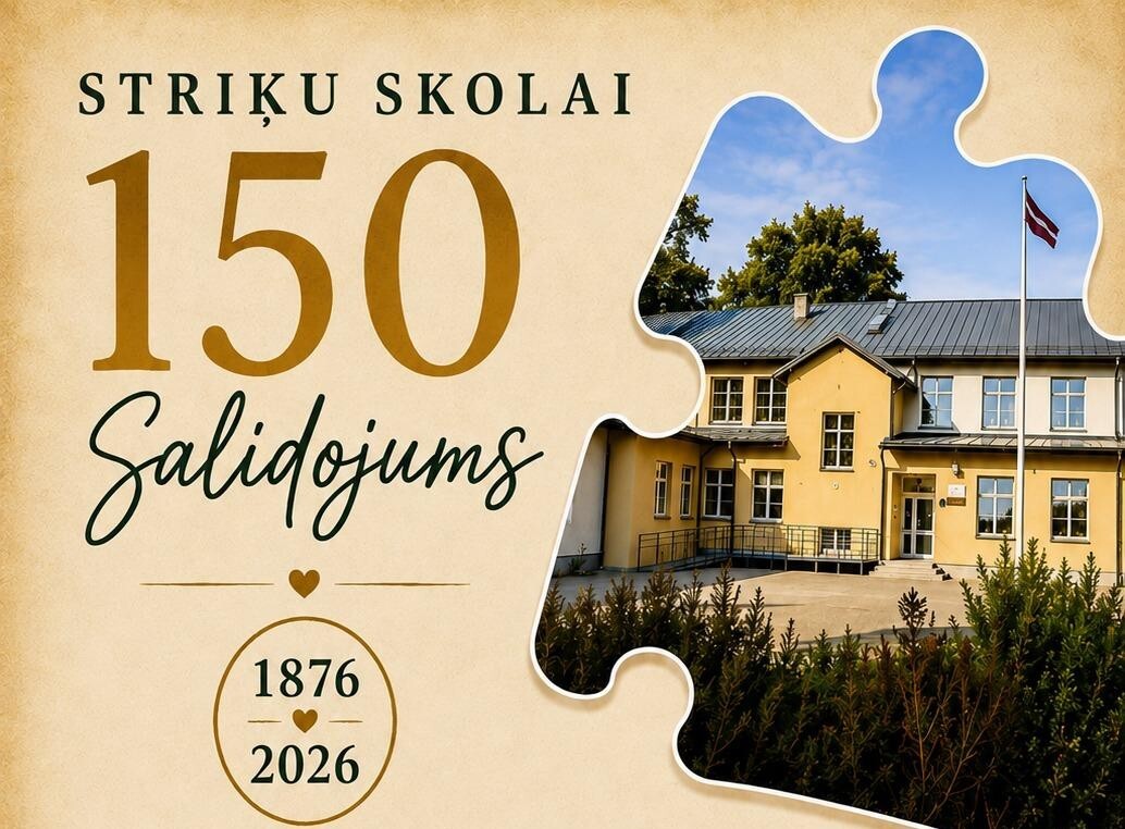 Kurzeme: Aicina uz salidojumu – Striķu skolai 150!