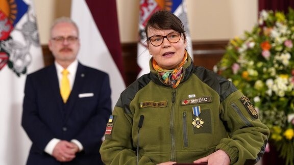 Krievijas triecinā Ukrainā atkal cietusi Latvijas mediķe Cīrule