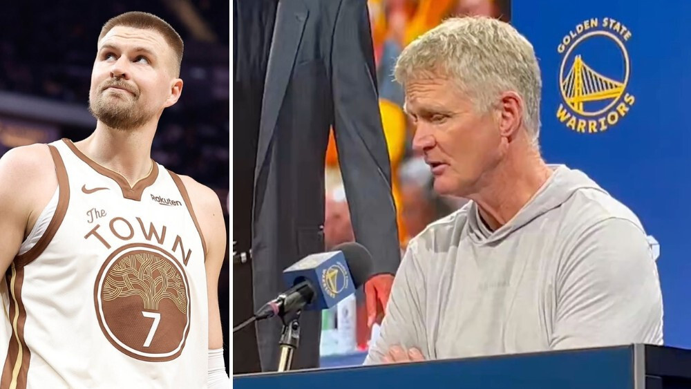 Video: Vai “Warriors” galvenais treneris Kers nezina, kur atrodas Porziņģis?