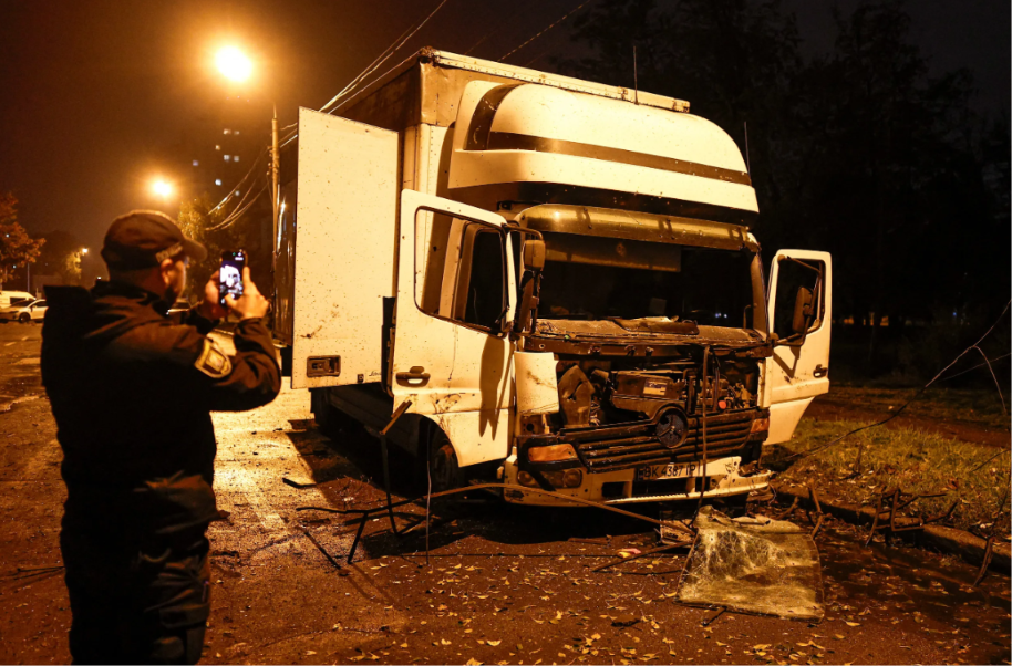 Krievija uzbrukusi Ukrainai ar raķetēm un 269 droniem