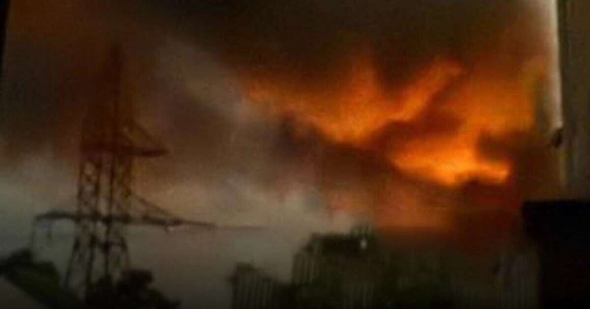 Pēc Ukrainas dronu uzbrukuma izcēlies ugunsgrēks militārajā lidlaukā Adigejā