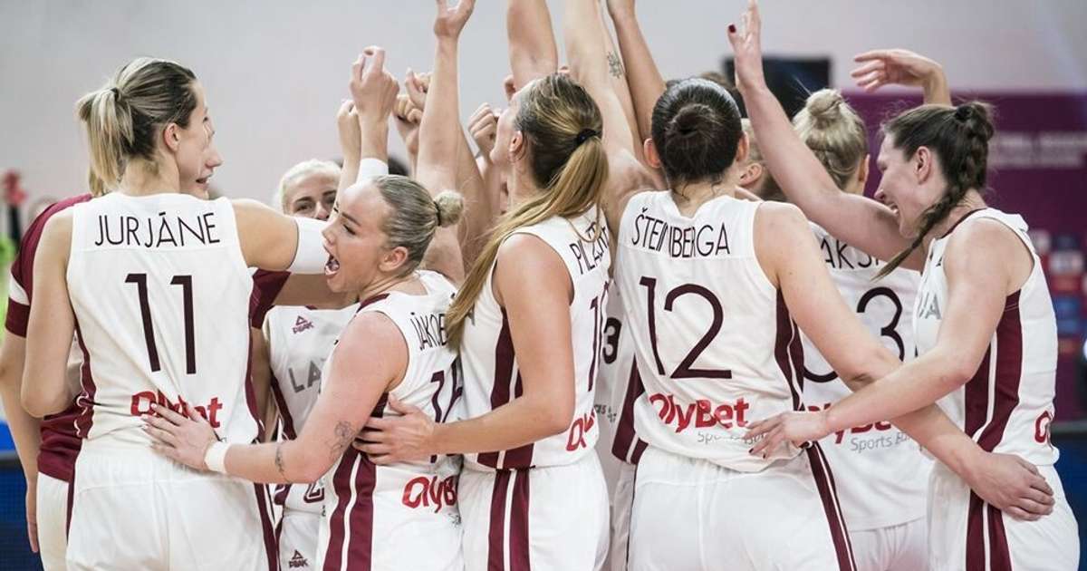 Latvia wins a place in the final round of the European basketball championship