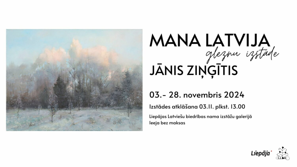 Inaugurazione della mostra di dipinti di Jannis Zingis “Lettonia”.