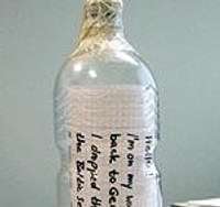 Saņemta atbilde no vētras izskalotās pudeles ar vēstījumu īpašnieces