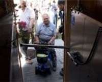 Diakonijas centrs kļuvis pieejams arī cilvēkiem ratiņkrēslos