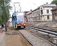 “Liepājas tramvajs” sliežu ceļu atjauno gan par saviem, gan Eiropas līdzekļiem