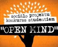 Studenti var pieteikties finansējumam sociālo projektu konkursā “Open Mind 2013”