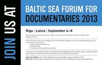 Septembrī notiks jau 17. Baltijas jūras dokumentālo filmu festivāls