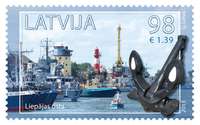 “Latvijas Pasts” izdod pastmarku ar Liepājas ostu
