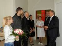 Prezidents sveic Liepājā dzimušos trīnīšus
