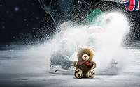 Rīt hokeja spēles laikā lidos lāči