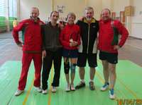 Liepājas badmintona veterāniem 3 medaļas Lietuvā