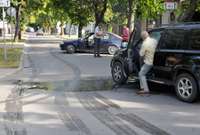 Papildināts – Dzintaru un Dārtas ielas krustojumu nesadala ”Honda CRV” un ”Opel”
