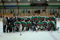 “Liepājas” hokejisti izcīna pirmo vietu virslīgas regulārajā čempionātā