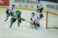 “Liepāja” Latvijas hokeja Virslīgas finālsēriju sāk ar zaudējumu “Kurbadam”