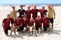 Latvijas kausu pludmales futbolā iegūst “Kreiss” komanda