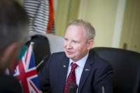 Liepāju apmeklē Apvienotās Karalistes vēstnieks Latvijā