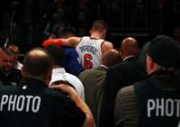 Porziņģis izvairās no nopietna savainojuma; ”Knicks” pārtrauc trīs zaudējumu sēriju