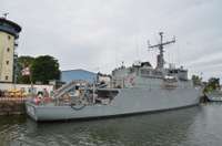 Uz dežūru NATO svinīgi pavadīs Jūras spēku kuģi ”Rūsiņš”  