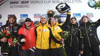 Ķibermanis un Miknis izcīna trešo vietu Pasaules kausa posmā Altenbergā