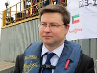 Arī Liepājā vislielākais atbalsts Valdim Dombrovskim