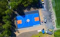 Porziņģa dāvināto basketbola laukumu Dunikas ielā plāno izveidot šovasar