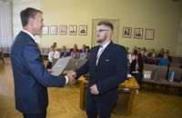 Jānis Vilnītis sveic konkursa ”SkillsLatvia 2019” godalgotos dalībniekus