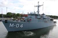 Jūras spēku kuģis M-04 ”Imanta” uzsāk dežūru NATO 1. pastāvīgajā jūras pretmīnu grupā