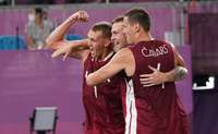 Latvijas izlase iegūst zelta medaļas Tokijas olimpiskajās spēlēs 3×3 basketbolā vīriešiem