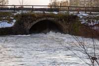 Dažās Kurzemes upēs ūdens līmenis šonedēļ kāpis par vairāk nekā metru