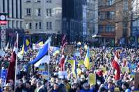 Organizatori: Rīgā notikušajā atbalsta pasākumā Ukrainai pulcējušies ap 30 000 cilvēku