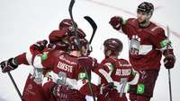 Latvijas hokeja izlase pēdējā pārbaudes spēlē uzvar Kazahstānu
