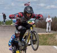 Markuss Ozolnieks izcīna trešo vietu BMX riteņbraukšanas sacensībās