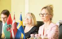 Vizītē Liepājā viesojas Zviedrijas vēstniece Karīna Hēglunda