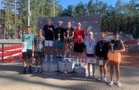 Liepājas jaunie tenisisti Latvijas jauniešu čempionātā izcīna 13 medaļas