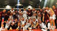 Latvijas volejbola izlase Eiropas čempionāta kvalifikācijas ciklu sāk ar uzvaru pār Austriju