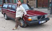 Ivonna Kalita ar savu “Volvo” tālu nebrauc. Tikai skaisti