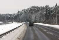 Šorīt braukšanas apstākļi pa lielajiem ceļiem apmierinoši visā Latvijā