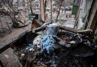 Krievijas raķetēm trāpot dzīvojamām ēkām Doneckas apgabalā, trīs nogalinātie