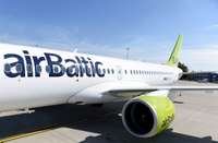 “airBaltic” lidmašīnas sadursme ar putnu nav radījusi bojājumus lidmašīnai