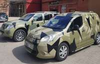 “Liepājas papīrs” Ukrainas armijai ziedo auto