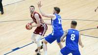 Latvijas vīriešu basketbola izlase pārbaudes spēlē pieveic Igauniju