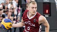 3×3 basketbolisti pārspēj Lietuvu un cīnīsies par Eiropas spēļu medaļām