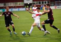 Latvijas futbola izlase zaudē Turcijai EČ kvalifikācijas spēlē