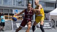 Latvijas 3×3 basketbolistes Pasaules sērijas posmā sasniedz pusfinālu