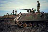 Krievija palielina ieroču un karavīru skaitu okupētajās teritorijās Zaporižjas apgabalā