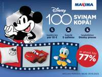 Svini “Disney” 100 kopā ar “Maxima”!