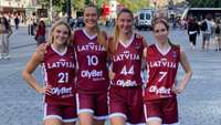 Latvijas 3×3 basketbolistes Pasaules sērijas posmā Prāgā neizkļūst no apakšgrupas