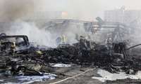 Sprādzienā noliktavā netālu no Taškentas lidostas viens bojāgājušais un 160 ievainotie